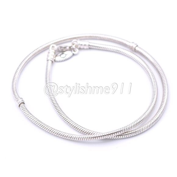 Authentic Pandora Sterling Necklace with Lobster Clasp - 590700-HV-N - Picture 9 of 11